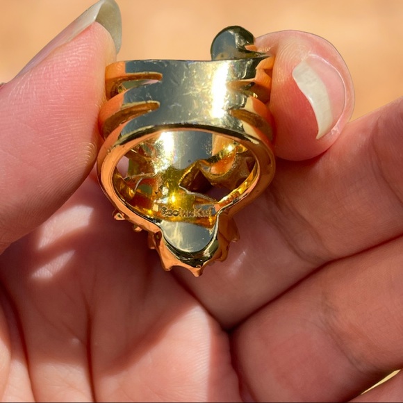 Soo Ihn Kim Rimma Rough Quartz Ring SIZE 7* 💎 24K gold plated never worn - Picture 6 of 6